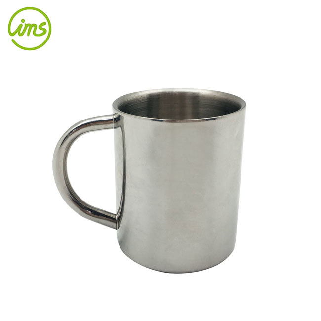 tasse à café en acier inoxydable à double paroi